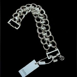 NORA NORWAY Echo Silver Chunky Link Statement Bracelet - NWT